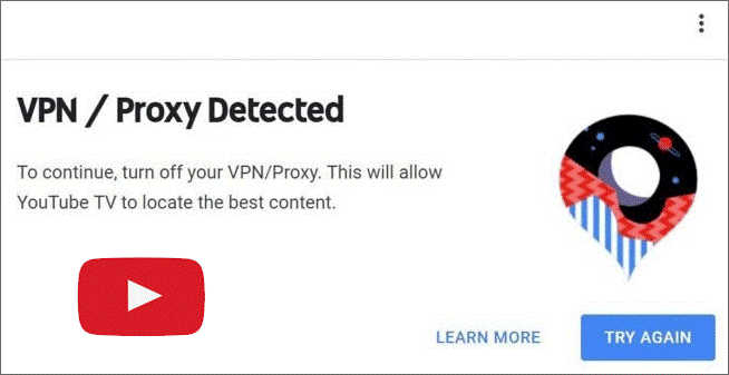 Vpn Proxy Detected On Youtube Tv