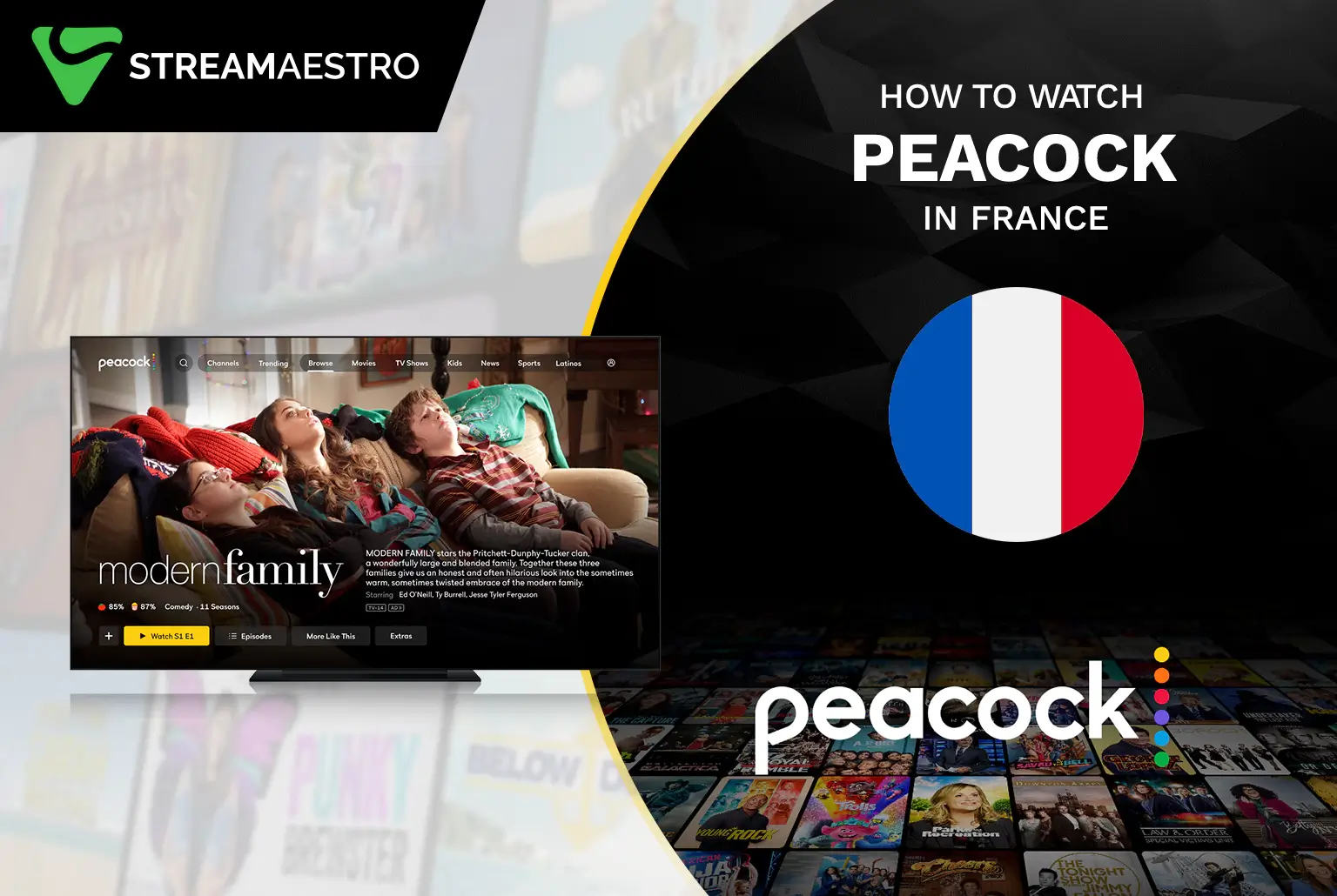 Peacock TV in France