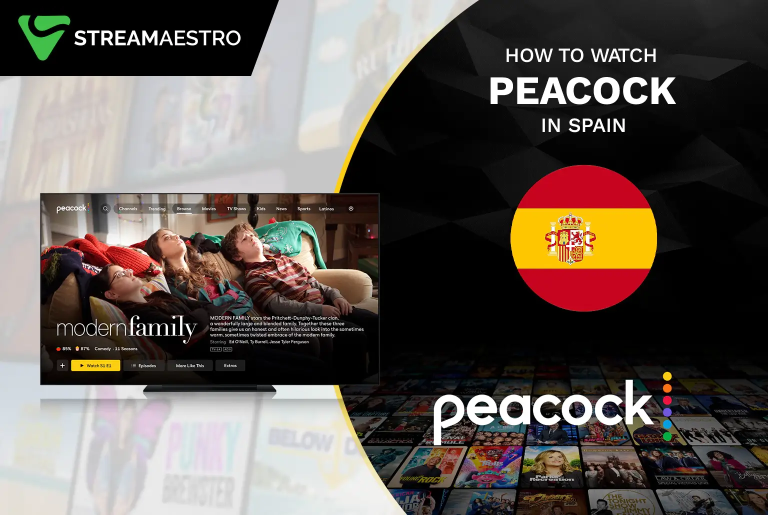 Peacock TV in Spain