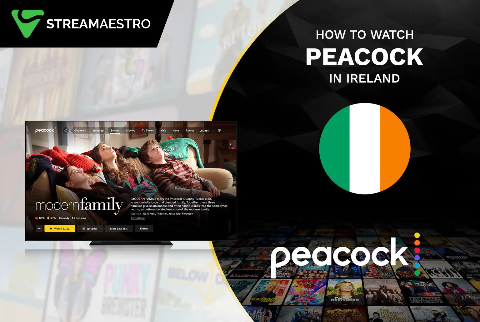 Peacock TV in ireland